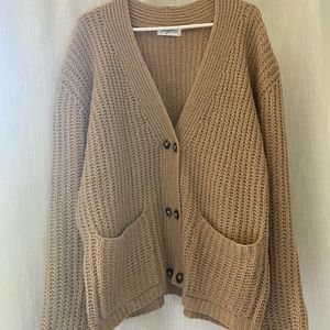 Carly Jean Los Angeles Brown Nash Sweater